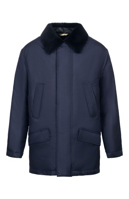 Мужской шелковая куртка с отделкой из овчины ZILLI, арт. ASEN00M0629VTSU00