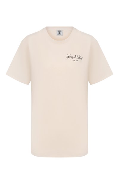 Женская хлопковая футболка SPORTY AND RICH, арт. T004365232WH37