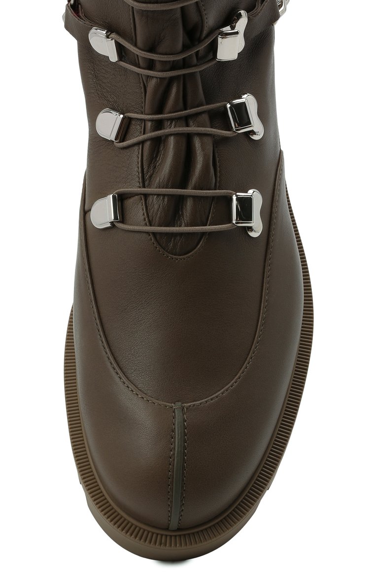 Кожаные ботинки horse CHRISTIAN LOUBOUTIN, арт. 3210993/H0RSE FLAT, фото 1