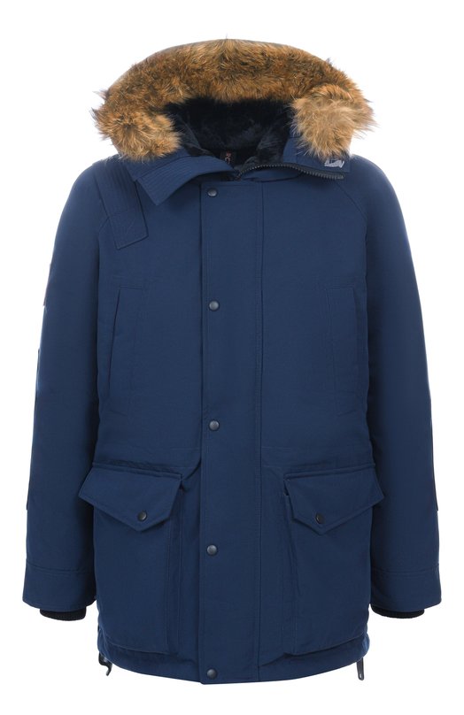 Пуховик с меховой отделкой Arctic Explorer CHILL_NAVY Синий CHILL_NAVY