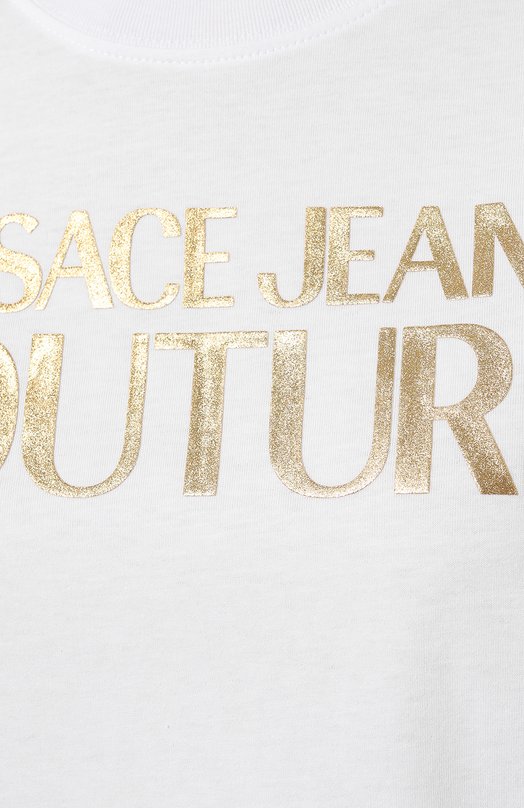 фото Хлопковая футболка versace jeans couture