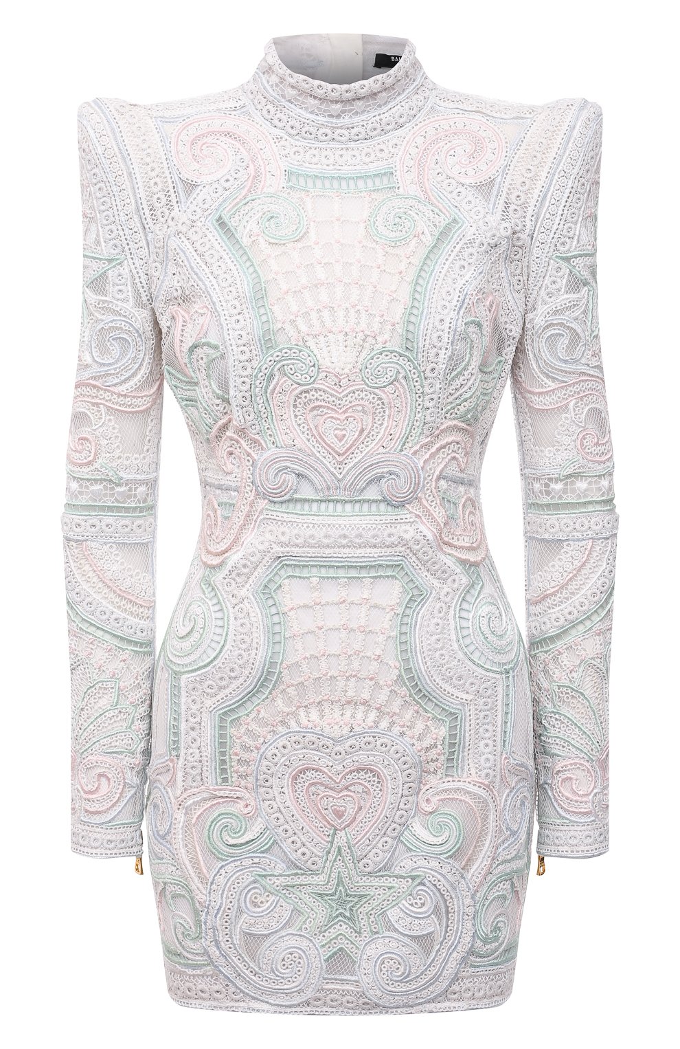 Платье BALMAIN разноцветного цвета по цене 2395000 руб., арт. WF1R8310/A104, фото 1 Платье BALMAIN, арт. WF1R8310/A104, фото 1
