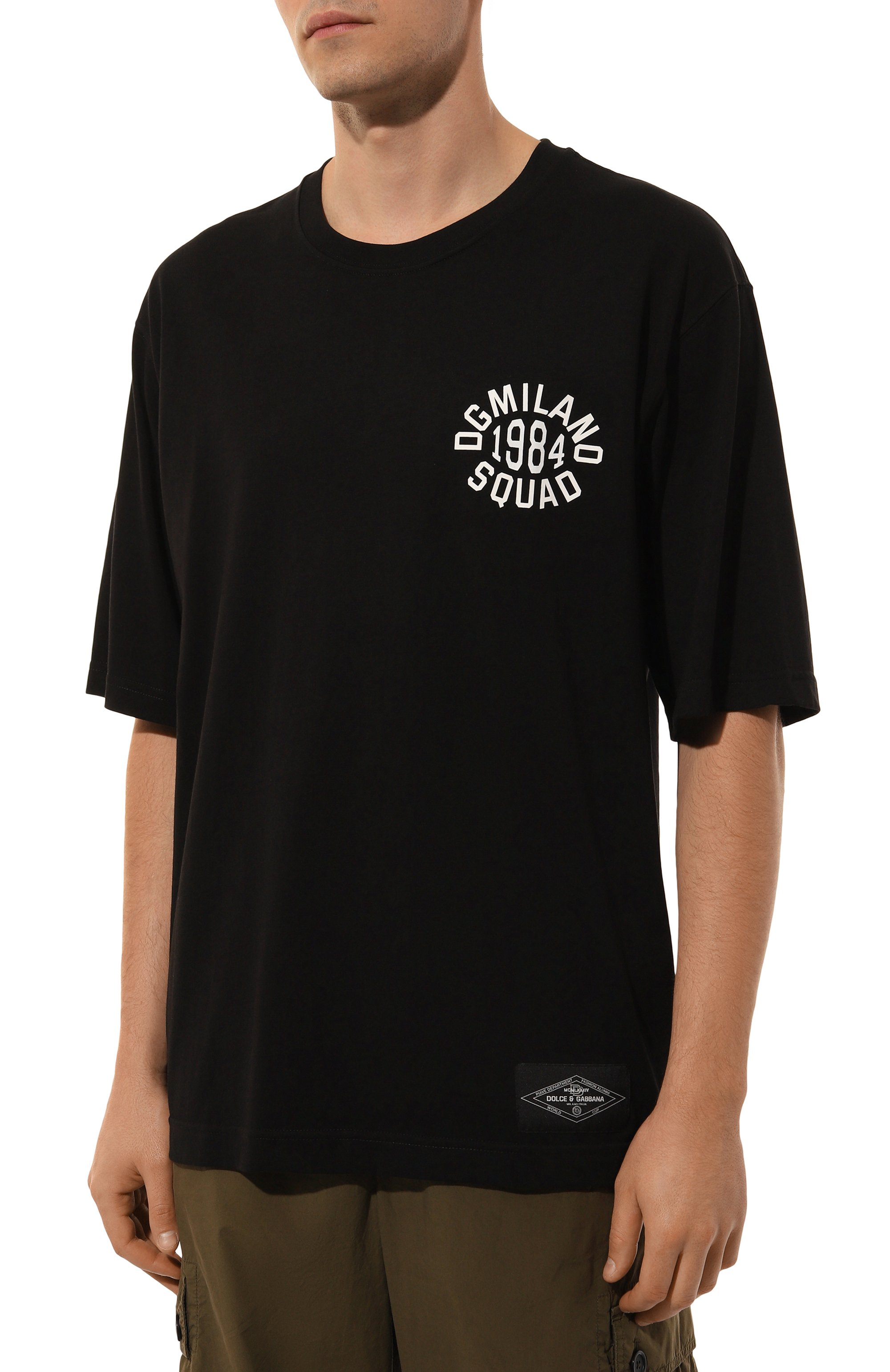 Хлопковая футболка DOLCE & GABBANA, арт. G8PB8T/G7NSH, фото 3