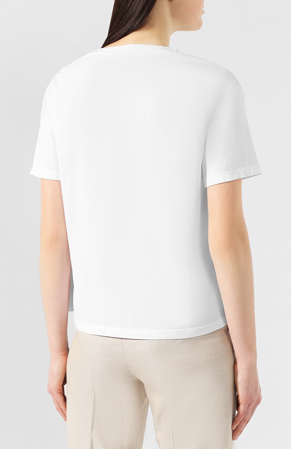 Хлопковая футболка ERIKA CAVALLINI, арт. P9/P/P9PW25, фото 4