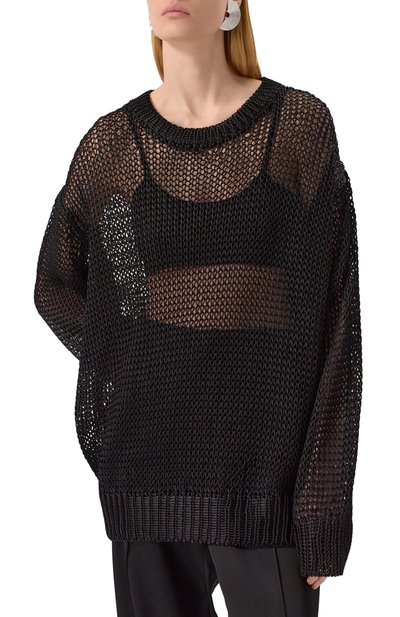 Шелковый пуловер JIL SANDER, арт. J02GP0209/J16135, фото 3