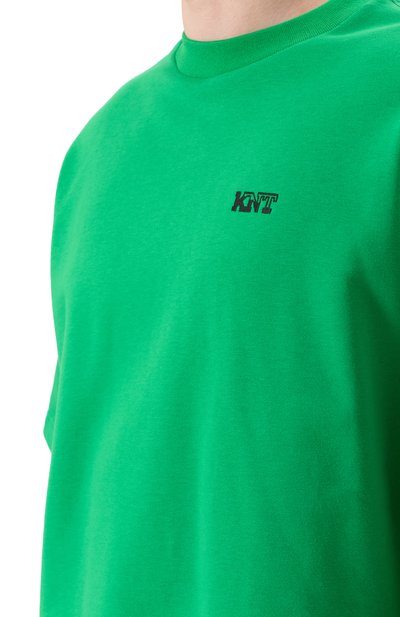 Футболка из хлопка и шелка KITON, арт. UMM063107, фото 5