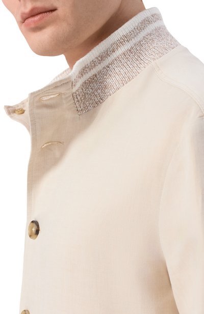 Бомбер изо льна и хлопка PAUL&SHARK, арт. 26412082, фото 5