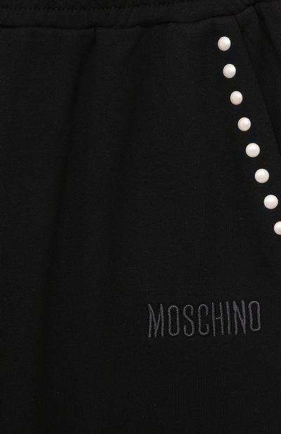 Хлопковые джоггеры MOSCHINO, арт. HDP06A/LCA23/10-14, фото 3