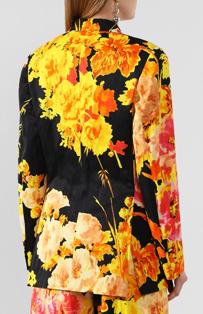 Жакет из смеси виско�зы и хлопка DRIES VAN NOTEN, арт. 201-10421-9059, фото 4