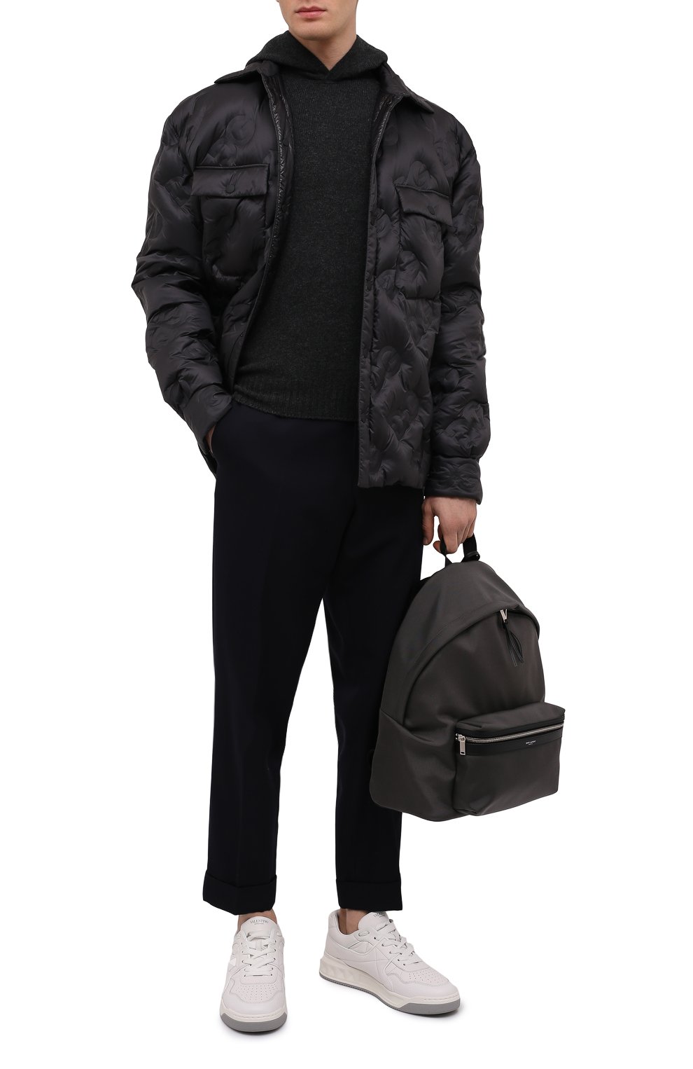 Шерстяное худи GRAN SASSO темно-серого цвета по цене 29750 руб., арт. 24122/25024, фото 2 Шерстяное худи GRAN SASSO, арт. 24122/25024, фото 2