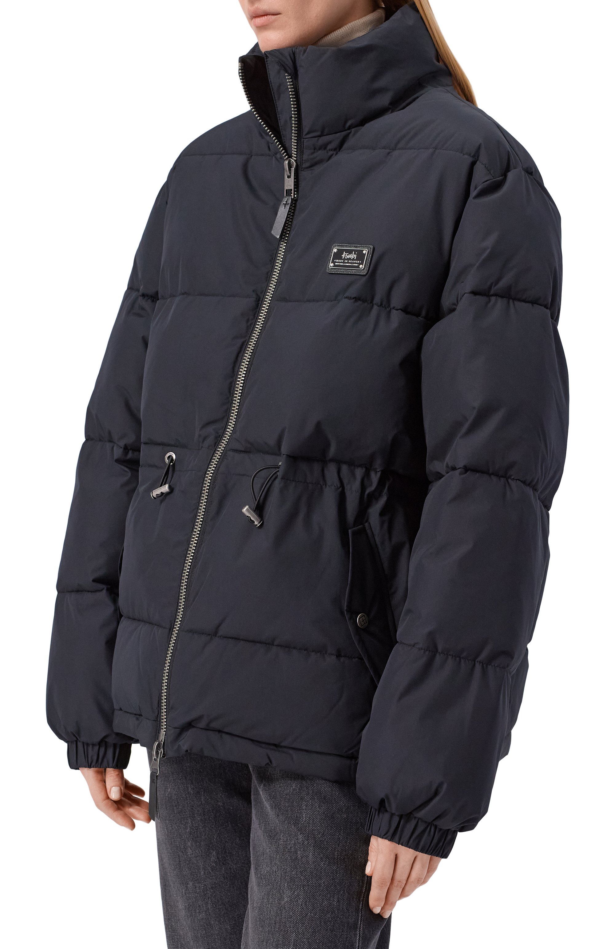 Пуховик the cinched KSUBI черного цвета по цене 77050 руб., арт. WFA25JK011, фото 3 Пуховик the cinched KSUBI, арт. WFA25JK011, фото 3