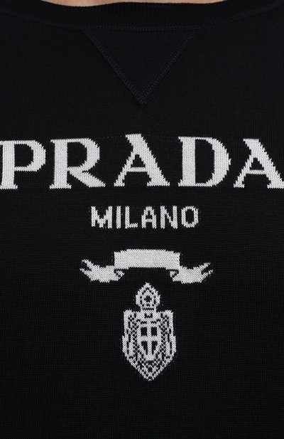 Джемпер из кашемира и шерсти PRADA, арт. UMB272-1ZRR-F0008-212, фото 5