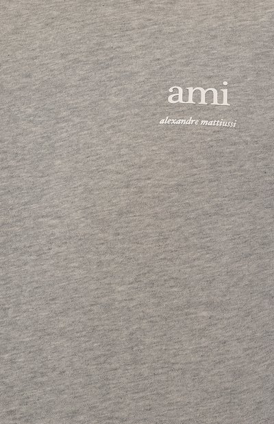 Хлопковая футболка AMI, арт. P24_UT.S024/7260, фото 5