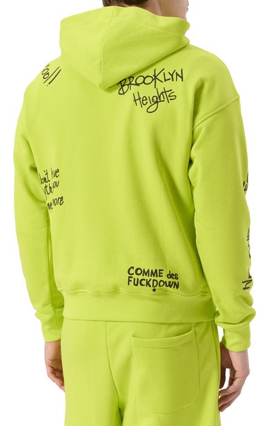 Хлопковое худи COMME DES FUCKDOWN, арт. CFABM01550, фото 4