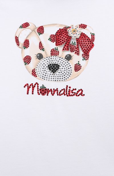 Хлопковая толстовка MONNALISA, арт. 19C619, фото 3