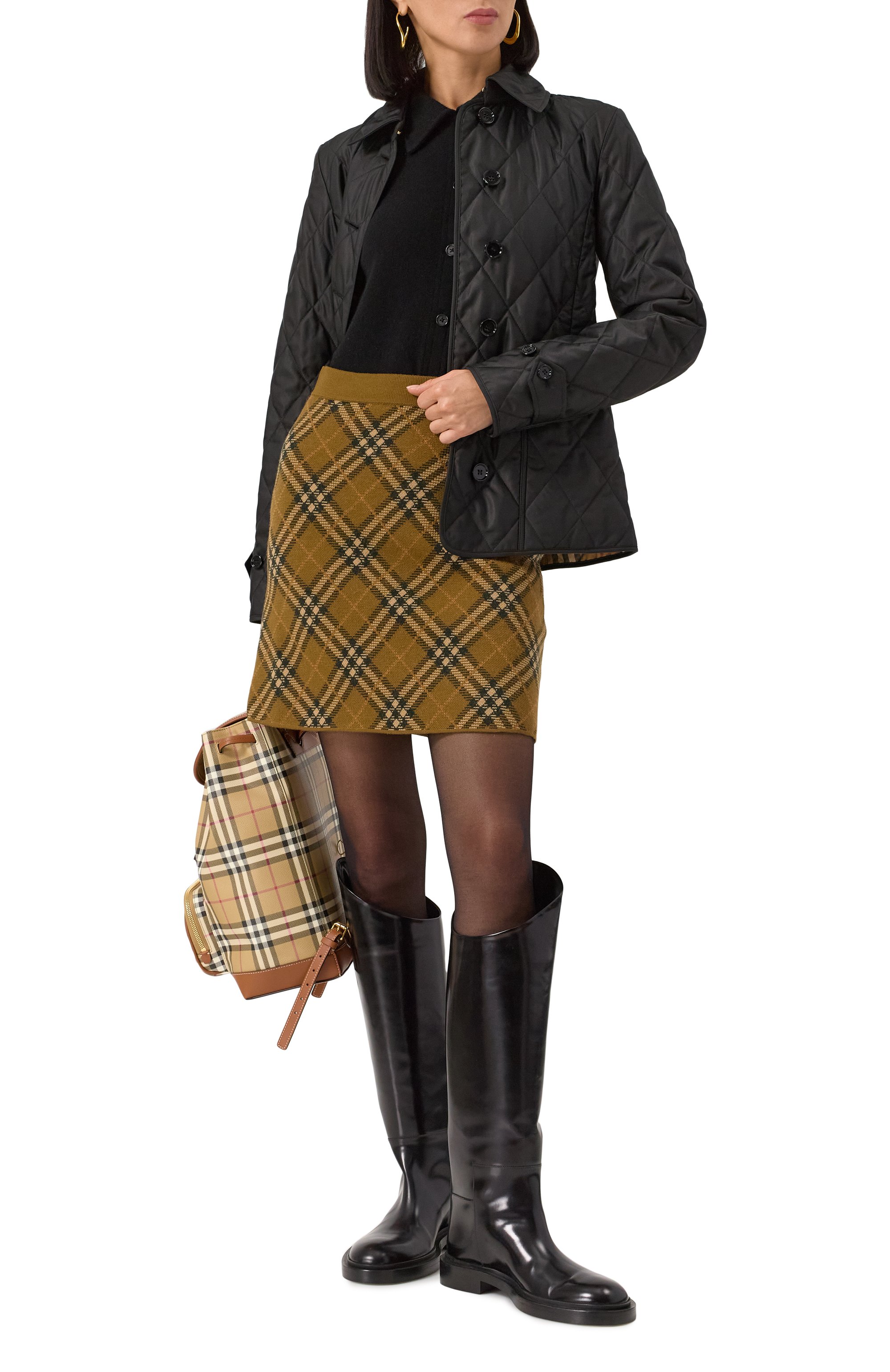 Шерстяная юбка BURBERRY, арт. 8098671, фото 2