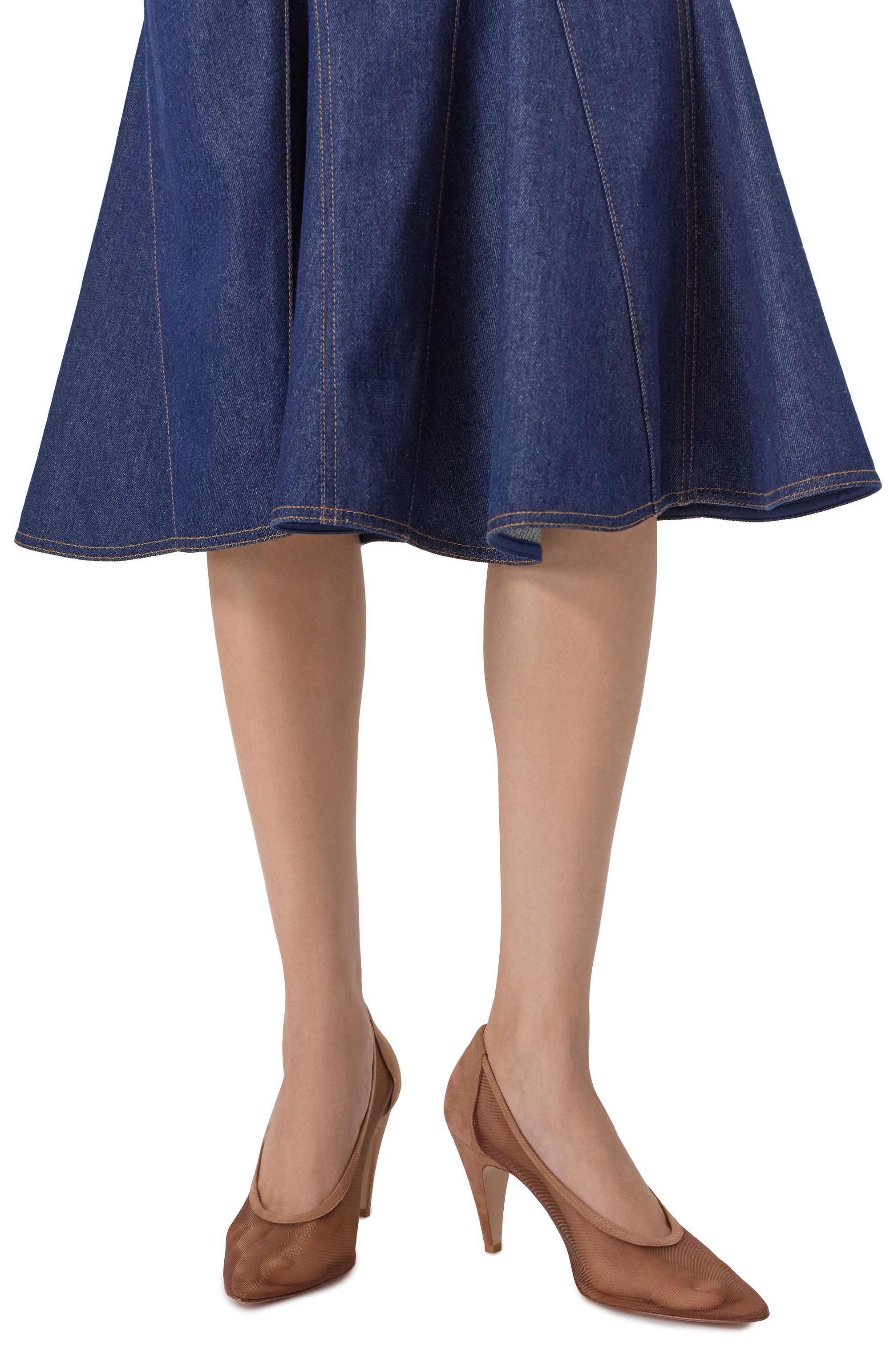 Комбинированные туфли amelia 85 GIANVITO ROSSI, арт. G22333.85RIC.RSCPRLP, фото 3