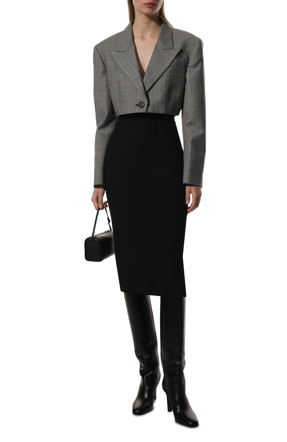 Юбка из вискозы и шерсти DOLCE & GABBANA, арт. F4CA0T/FU3QE, фото 2