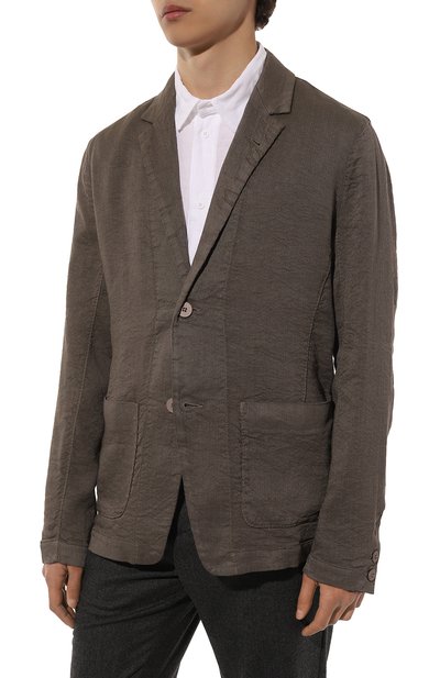 Пиджак изо льна и вискозы TRANSIT, арт. CFUTRTH171, фото 3