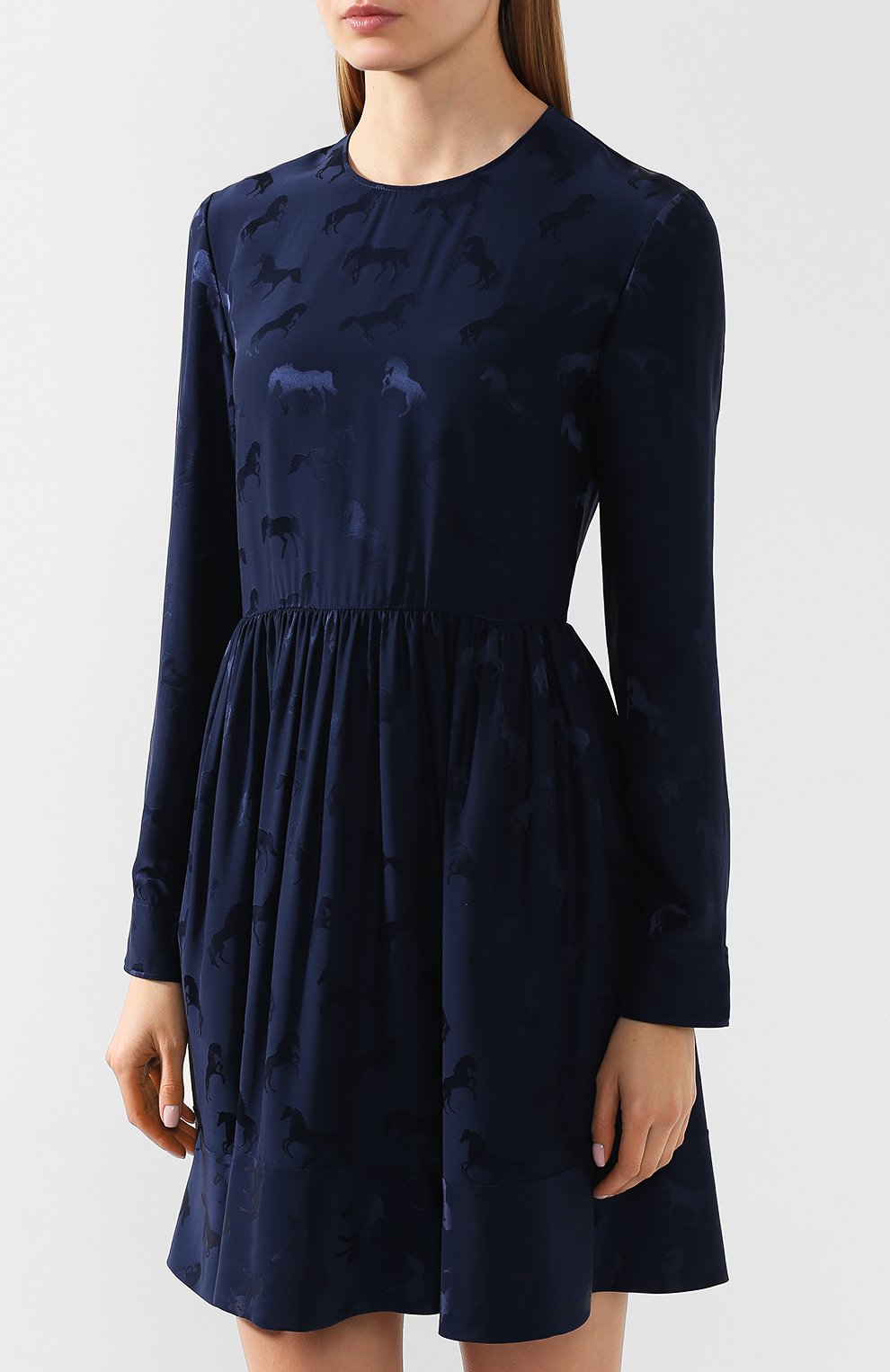 Платье из смеси хлопка и вискозы STELLA MCCARTNEY, арт. 599749/SNA57, фото 3