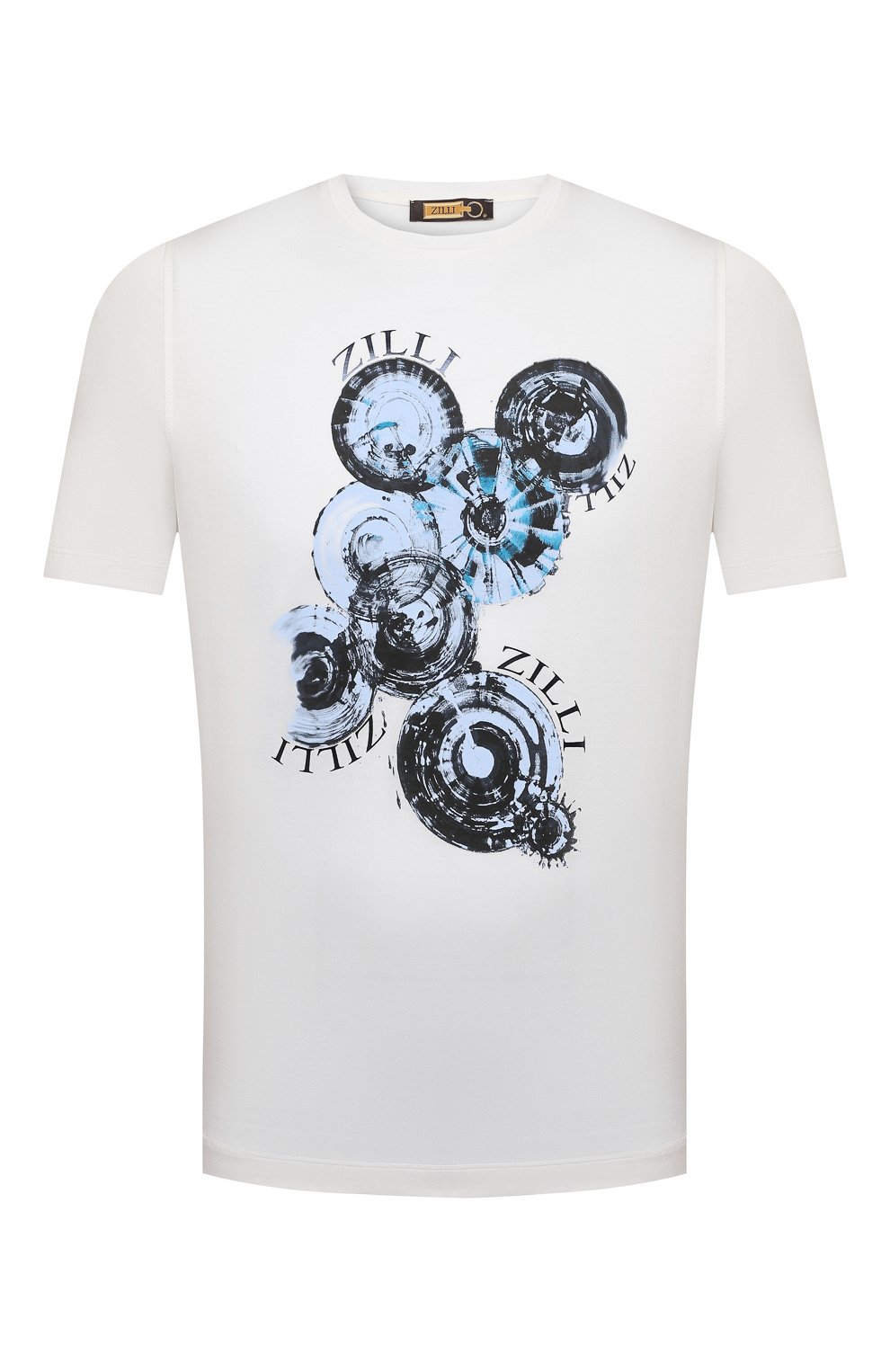 Хлопковая футболка ZILLI, арт. MEV-NT270-BUBB1/MC0, фото 1