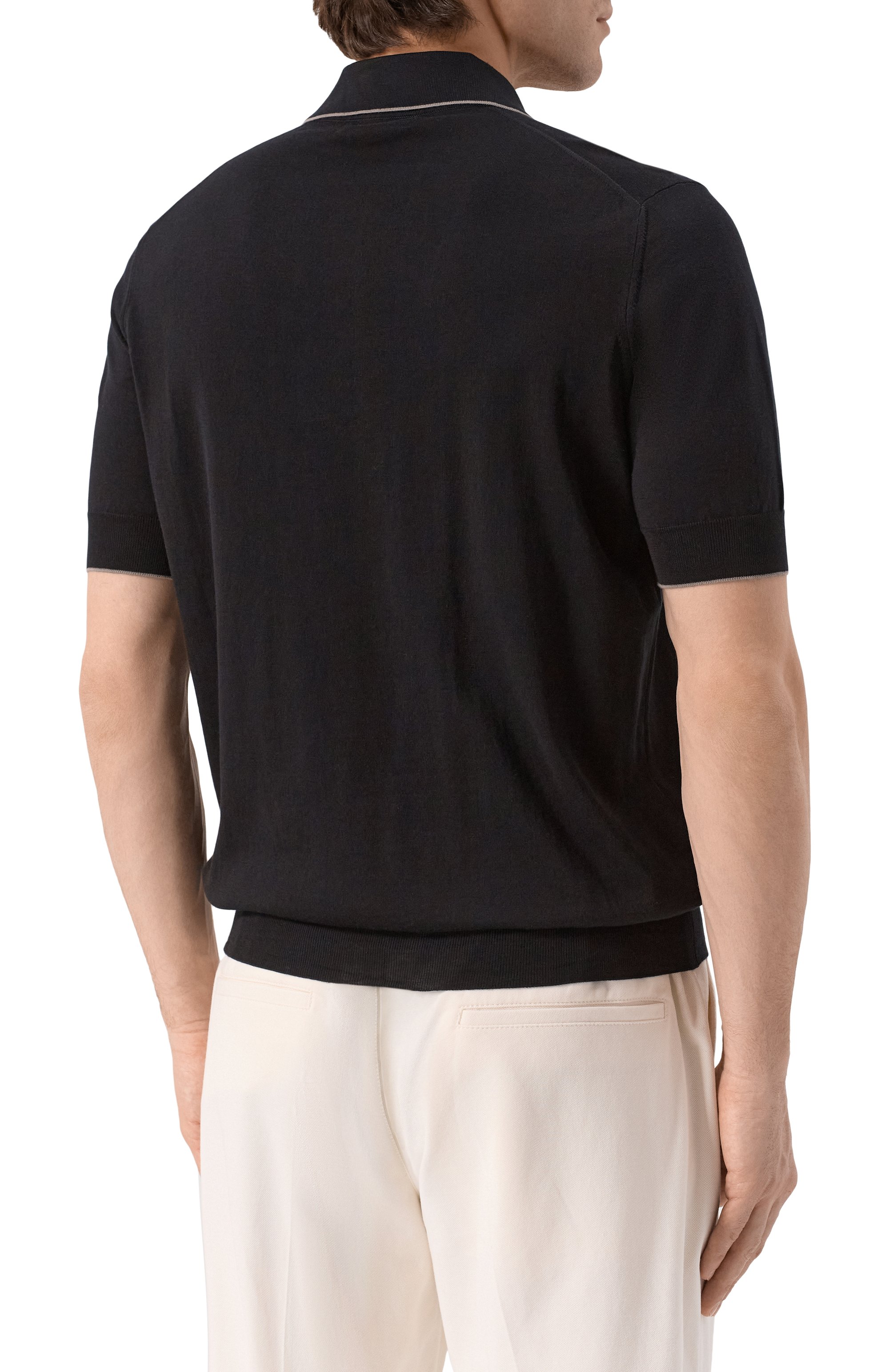 Хлопковое поло BRUNELLO CUCINELLI, арт. M29805205, фото 4