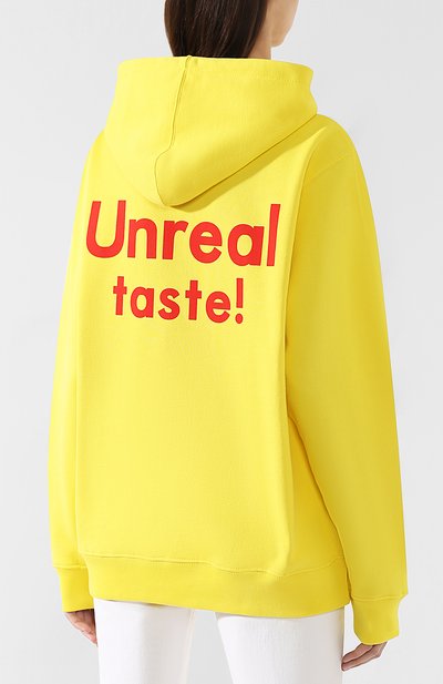 Хлопковое худи с принтом MARC JACOBS (THE) желтого цвета по цене 16850 руб., арт. M4007837, фото 4 Хлопковое худи с принтом MARC JACOBS (THE), арт. M4007837, фото 4