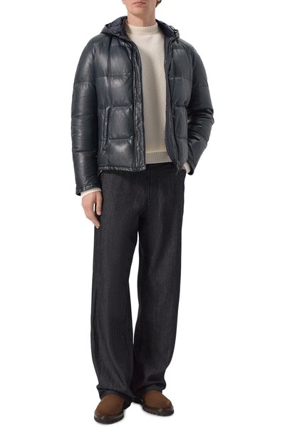 Кожаный пуховик GIORGIO ARMANI, арт. 5SR50P/5SP50, фото 2