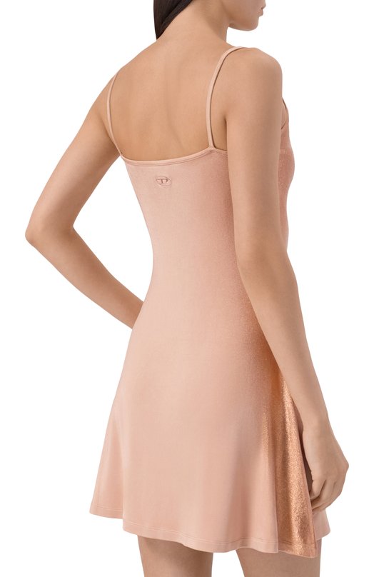 Платье из вискозы Diesel A20054/0GIBN Бежевый  A20054/0GIBN Фото 3