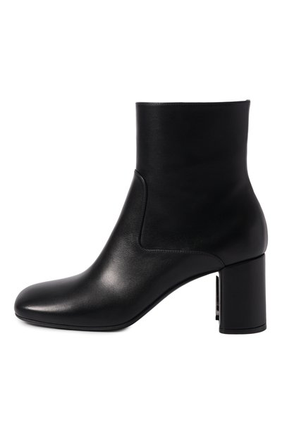 Кожаные ботильоны uma 60 CASADEI черного цвета по цене 138500 руб., арт. 1R562C0601/C3082, фото 4 Кожаные ботильоны uma 60 CASADEI, арт. 1R562C0601/C3082, фото 4