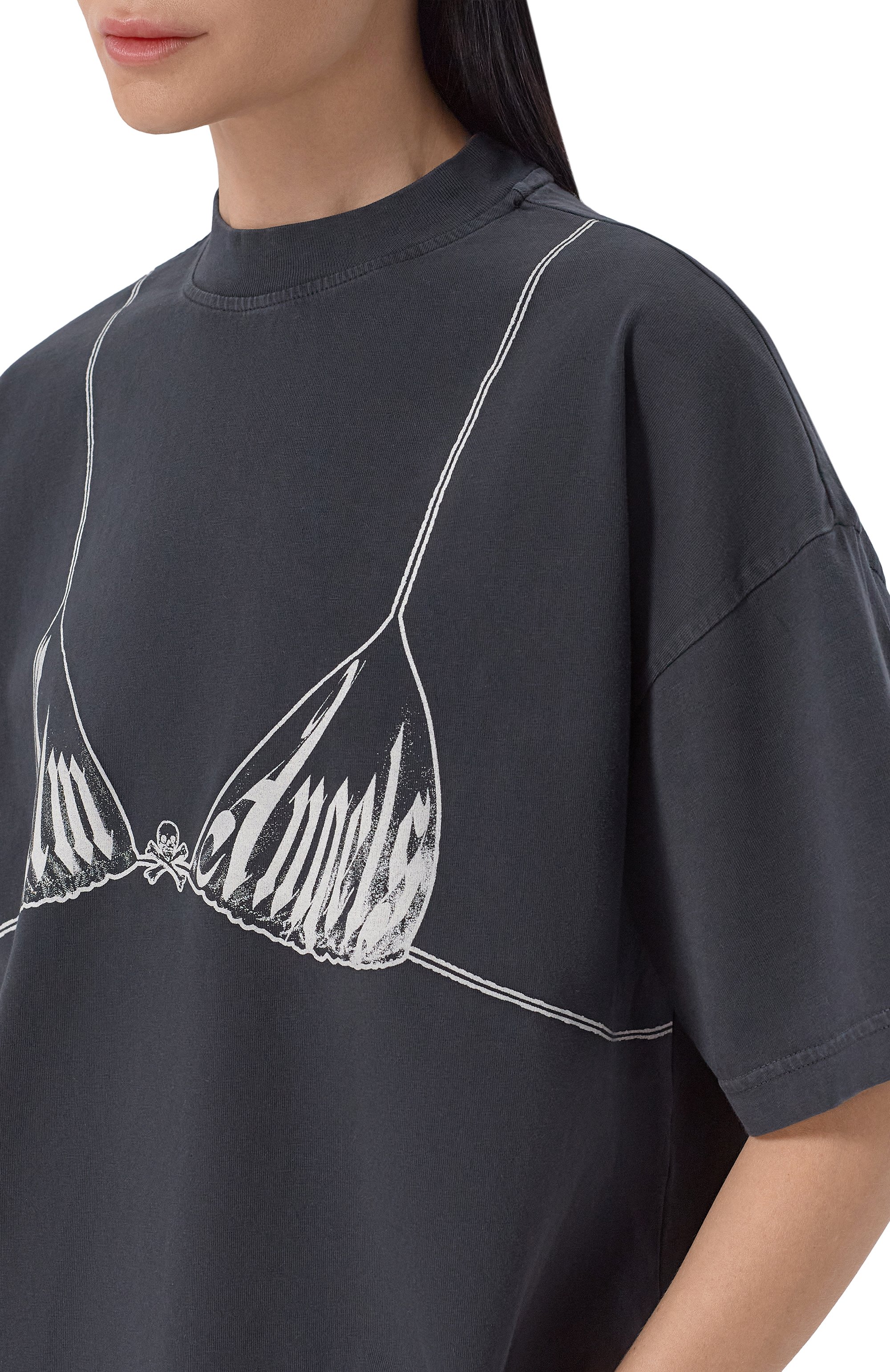 Хлопковая футболка PALM ANGELS, арт. PWAA07BS26JER003, фото 5