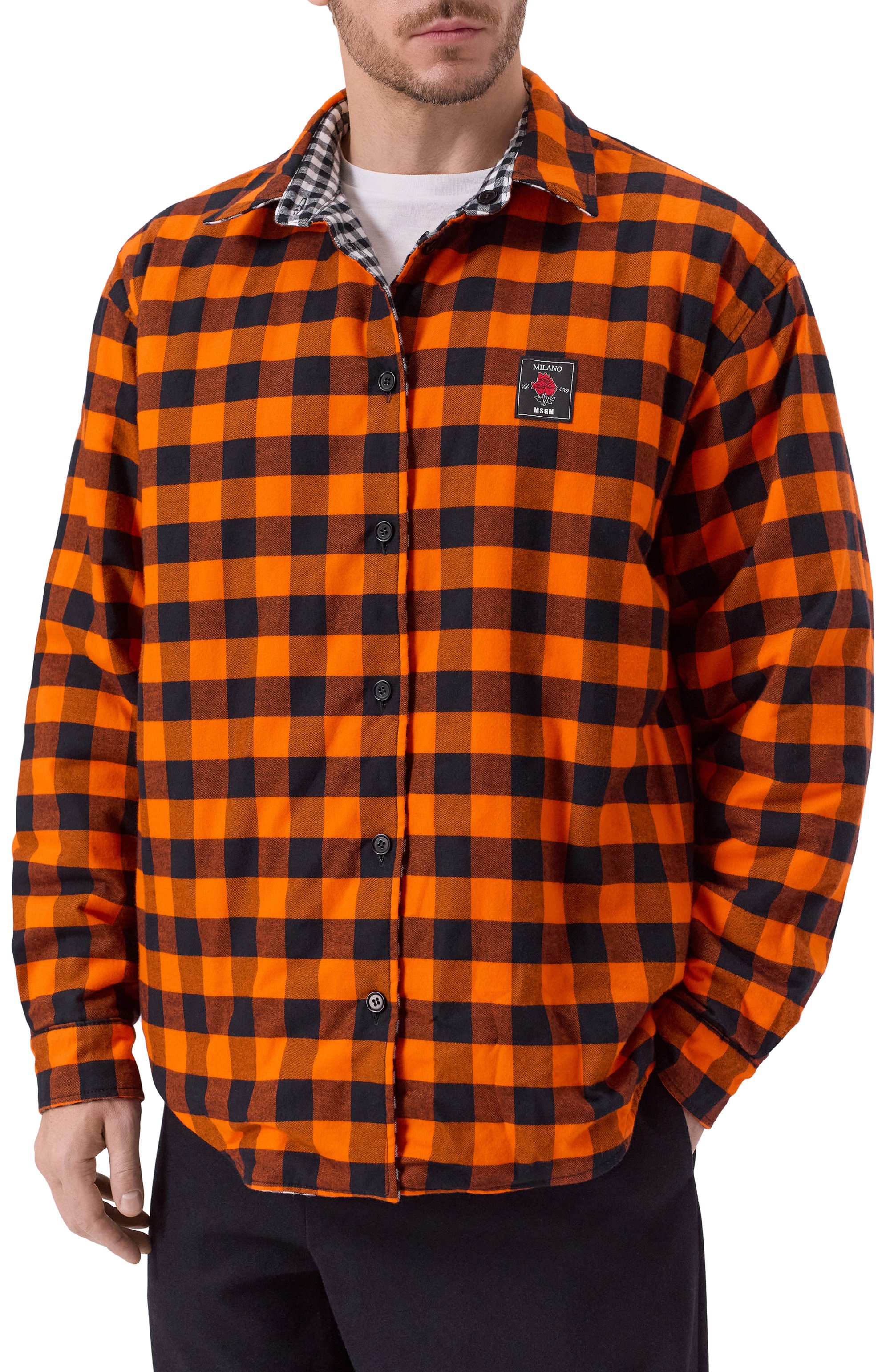 Двусторонняя куртка-рубашка MSGM, арт. 3940MH23/257502, фото 6