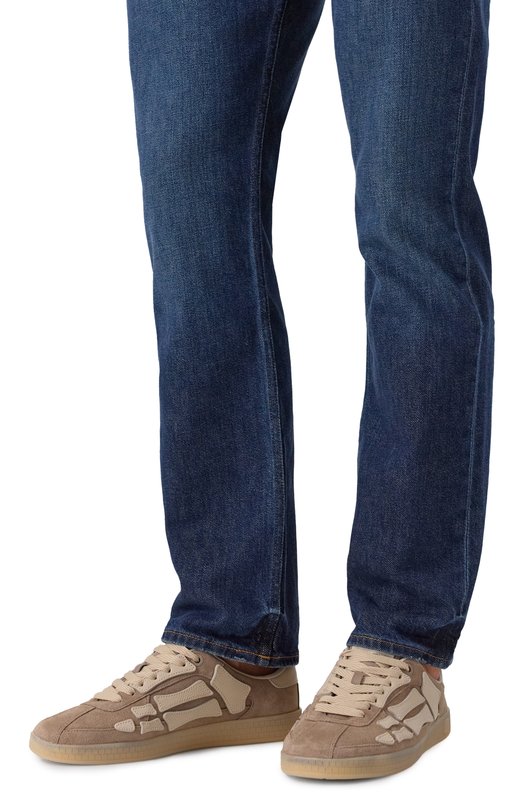 Замшевые кеды Pacific Bones Amiri AMF0SR1102 Бежевый  AMF0SR1102 Фото 3