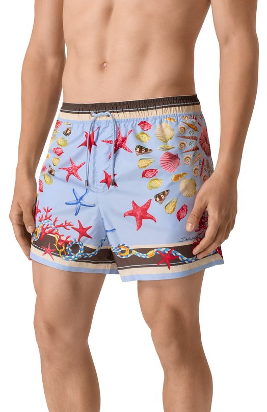 Плавки-шорты Dolce & Gabbana M4F34T/FIM60 Голубой  M4F34T/FIM60 Фото 2