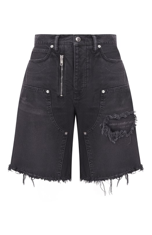 Джинсовые шорты Carpenter Alexander Wang 4DC2264160 Чёрный 4DC2264160