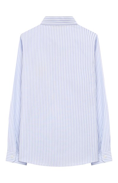 Хлопковая рубашка GUCCI голубого цвета по цене 39950 руб., арт. 574512/XWAFF, фото 2 Хлопковая рубашка GUCCI, арт. 574512/XWAFF, фото 2