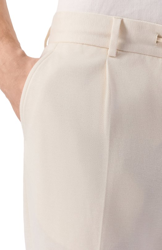 Хлопковые брюки Gran Sasso 76121/76024 Кремовый  76121/76024 Фото 5