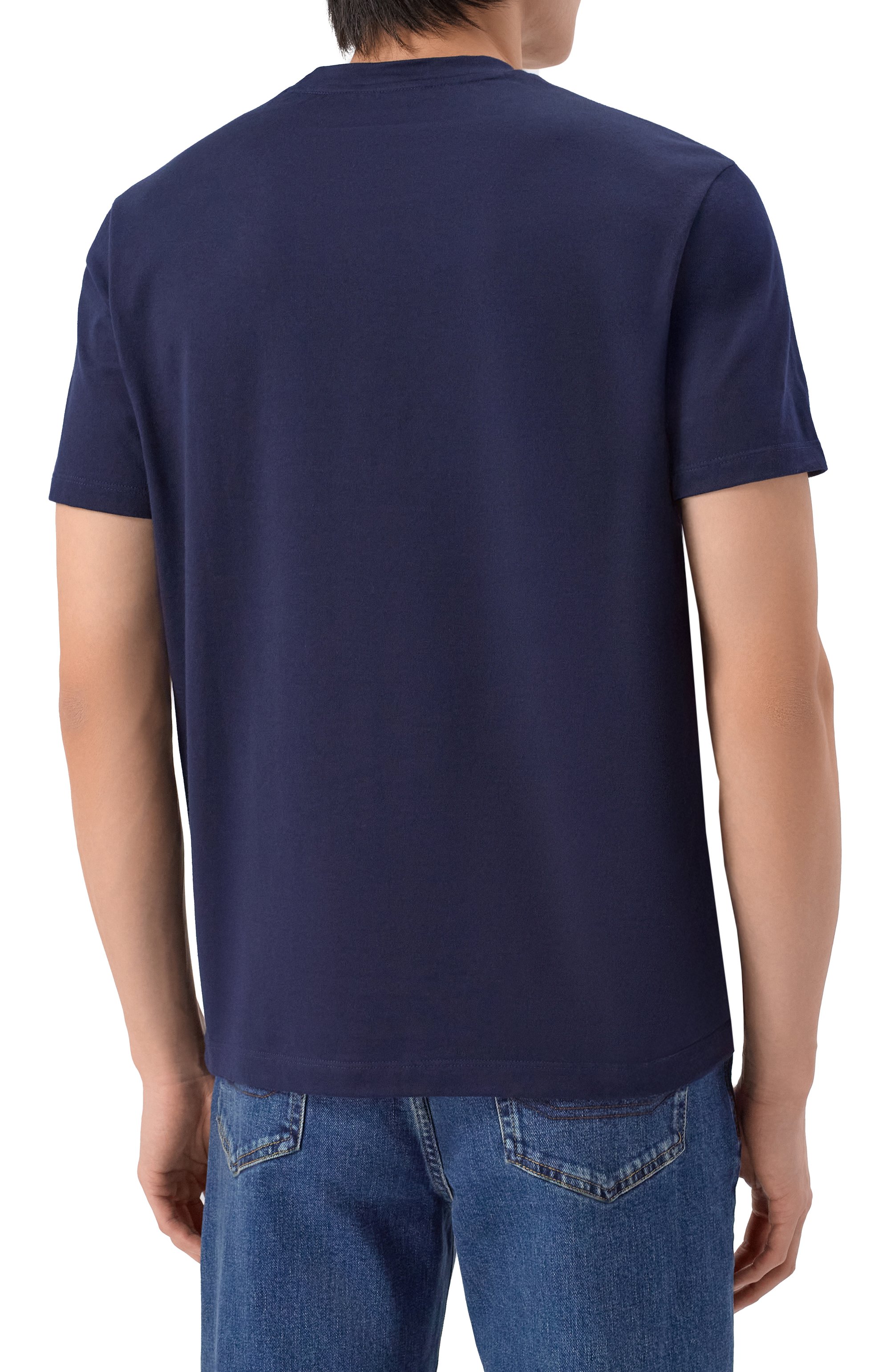 Хлопковая футболка PAUL&SHARK, арт. 26411048_001, фото 4