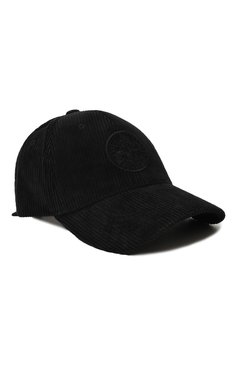 Мужская вельветовая бейсболка STONE ISLAND темно-синего цвета, арт. 811599662 | Фото 1 (Материал: Хлопок, Текстиль; Нос: Не проставлено)