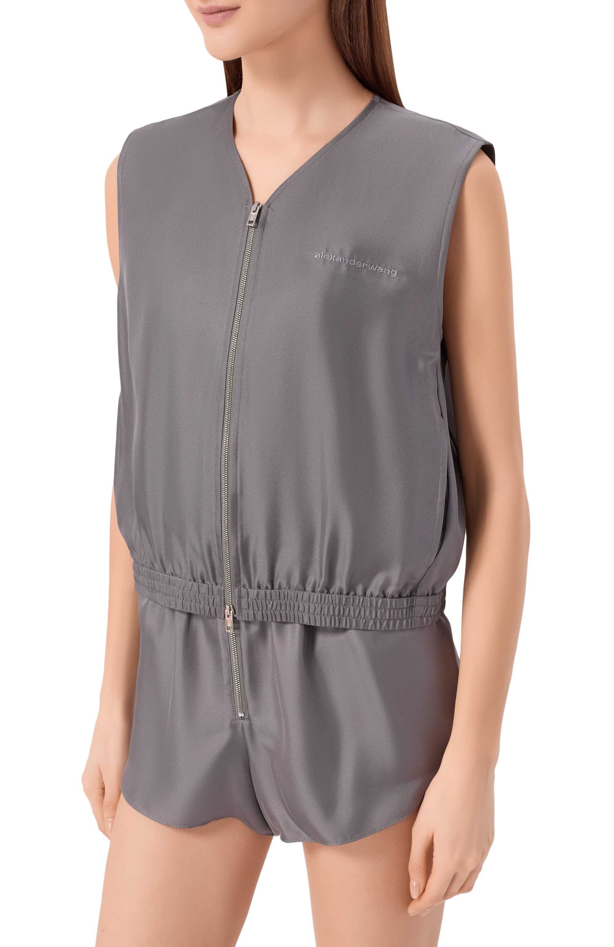 Шелковый жилет ALEXANDER WANG, арт. 1WC2262757, фото 3