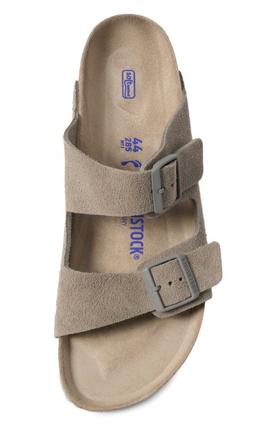 Замшевые шлепанцы arizona BIRKENSTOCK бежевого цвета по цене 17850 руб., арт. 1020557, фото 5 Замшевые шлепанцы arizona BIRKENSTOCK, арт. 1020557, фото 5