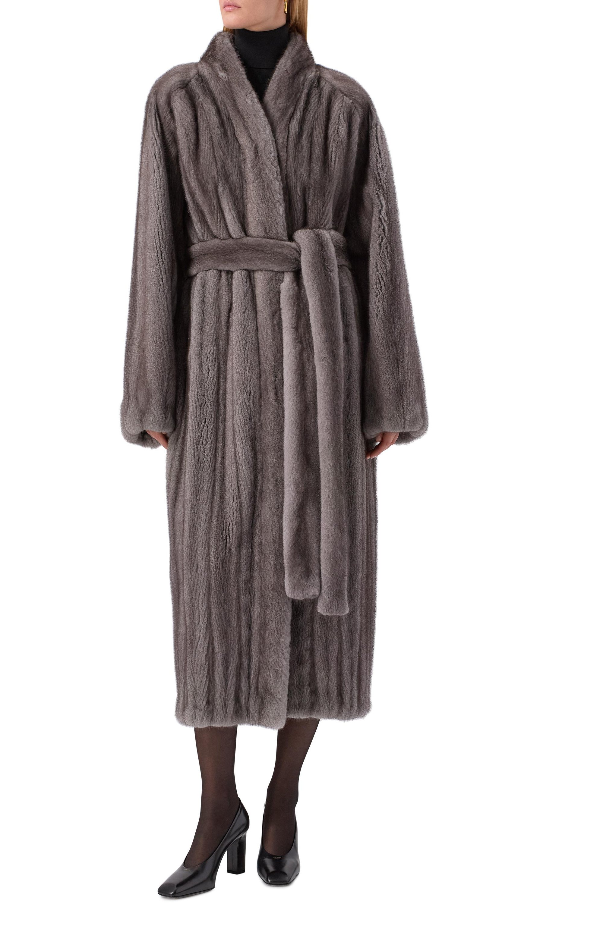 Шуба из норки MVST, арт. FBPL-Y621-1V, фото 3