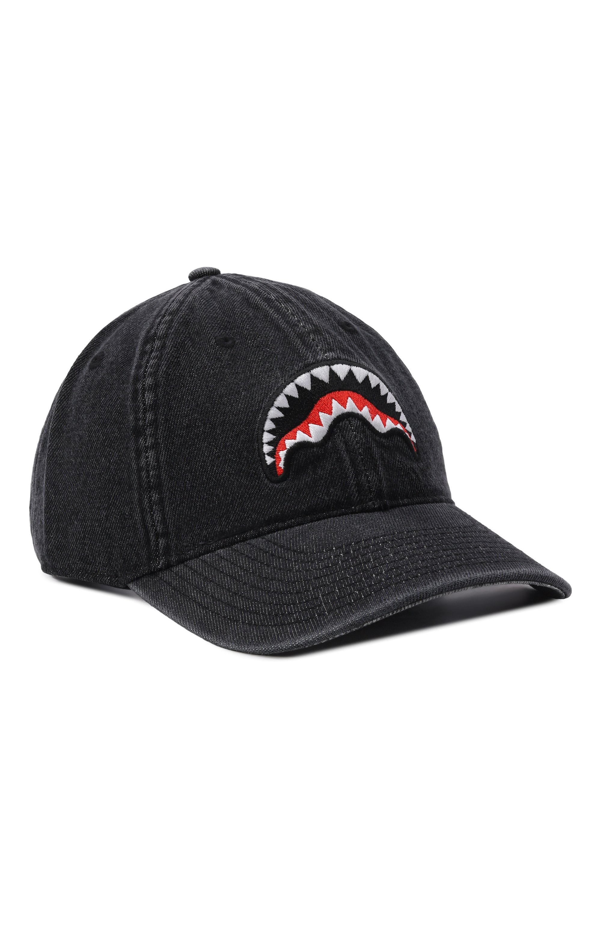 Джинсовая бейсболка SPRAYGROUND, арт. SP15040BLK/DENIM SILVER DRIP CAP, фото 1