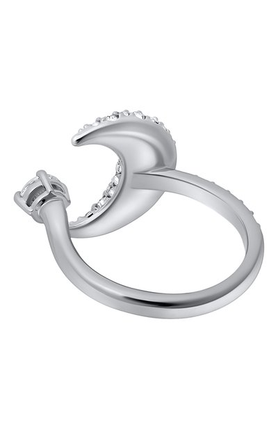 Кольцо luna SWAROVSKI серебряного цвета по цене 18300 руб., арт. 5666176, фото 3 Кольцо luna SWAROVSKI, арт. 5666176, фото 3