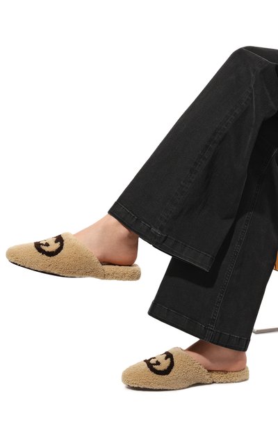 Меховые сабо GUCCI, арт. 658897 D0L00, фото 3