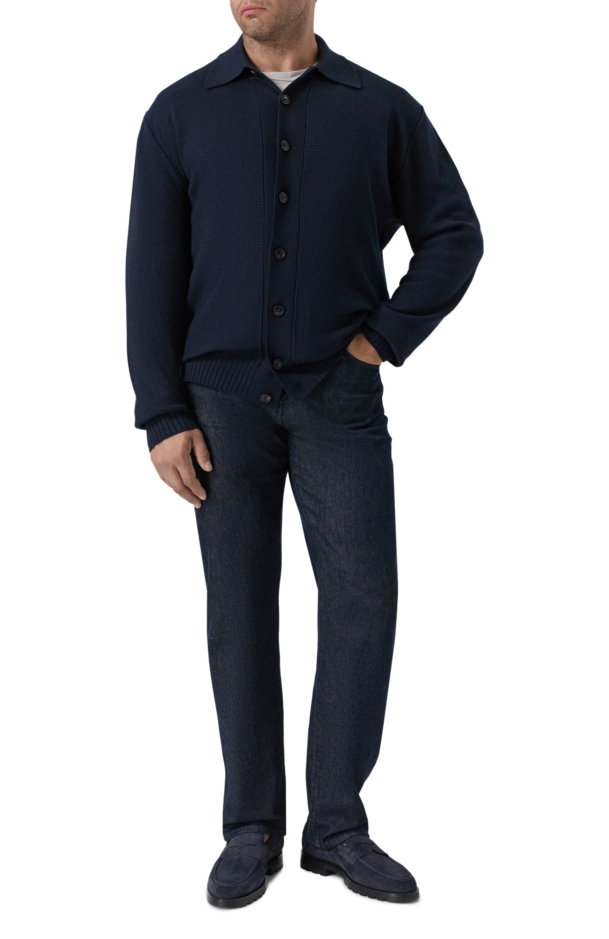 Кардиган из шерсти и кашемира CORTIGIANI, арт. 3A9125, фото 2