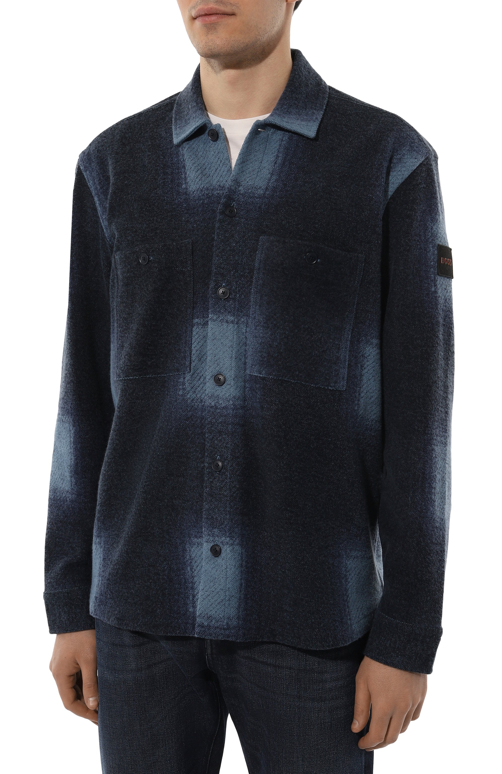 Хлопковая рубашка BOSS ORANGE, арт. 50527110, фото 3