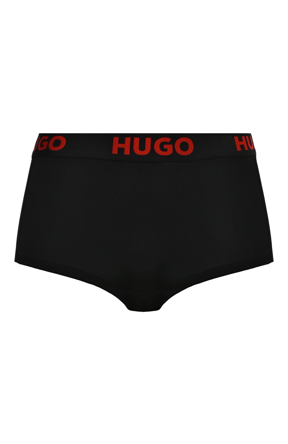 Хлопковые трусы-шорты HUGO черного цвета по цене 2760 руб., арт. 50495818, фото 1 Хлопковые трусы-шорты HUGO, арт. 50495818, фото 1