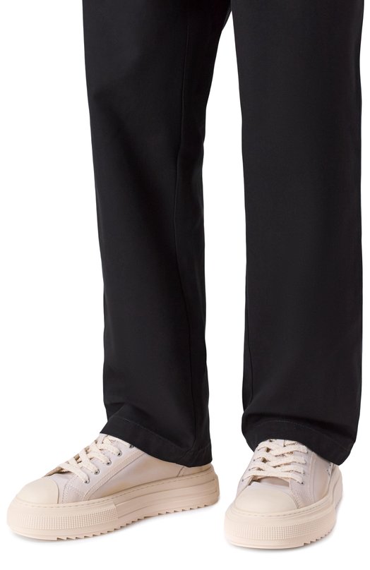 Кожаные кеды Dsquared2 SNM0455/11508296 Кремовый  SNM0455/11508296 Фото 3