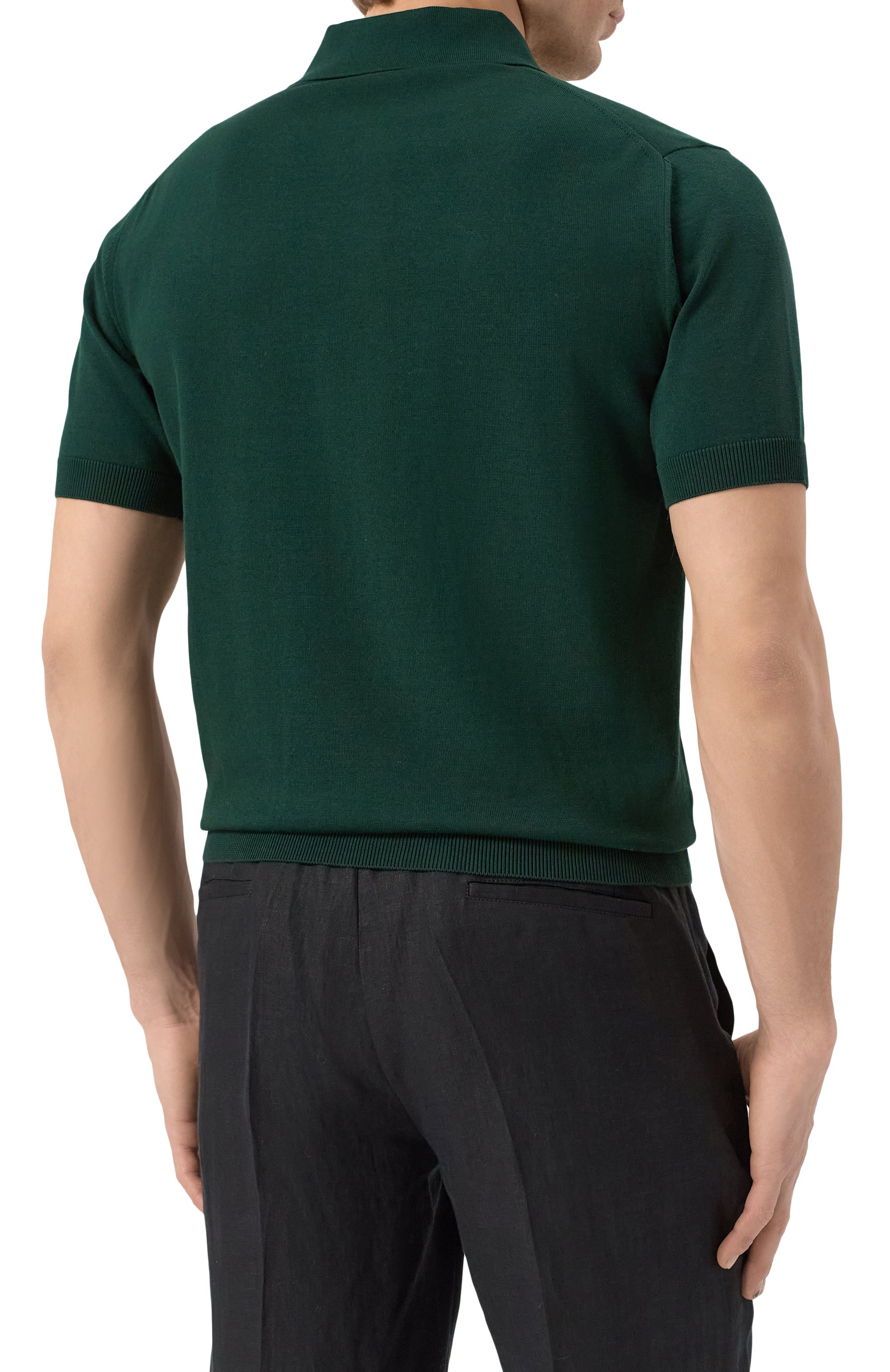 Хлопковое поло DOLCE & GABBANA, арт. GXZ02T/JBCFV, фото 4